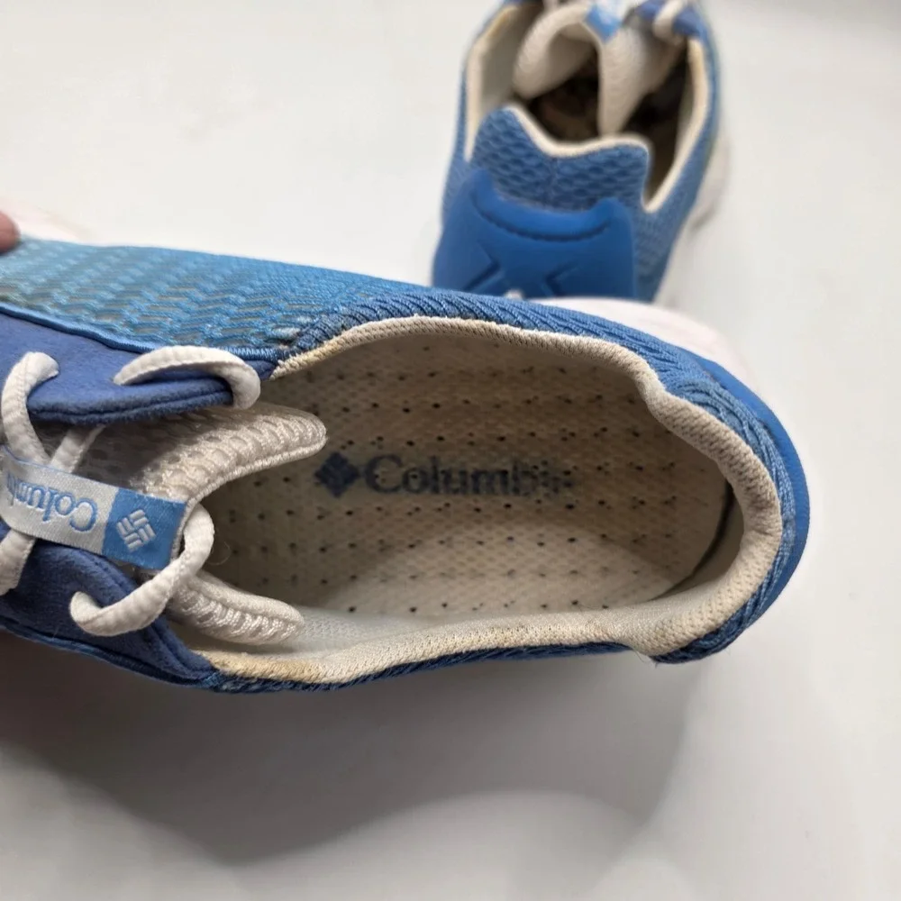 Columbia Drainmaker Water‎ Shoes Womens 10 Blue Good Mesh Breathable Hiking